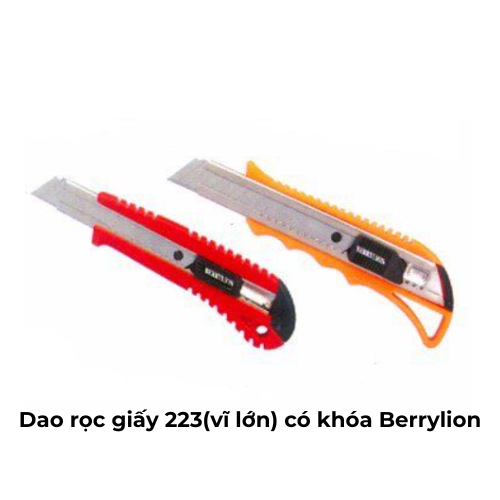 Dao rọc giấy 223(vĩ lớn) có khóa Berrylion