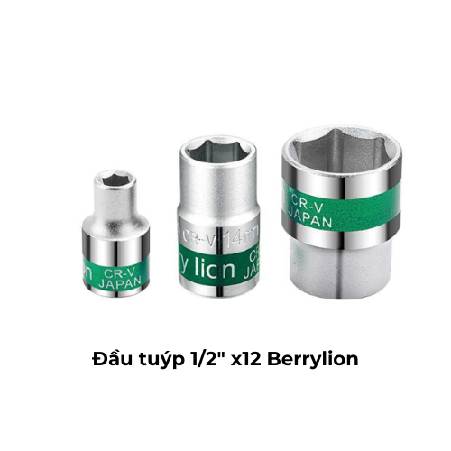 Đầu tuýp 1/2" x12  Berrylion