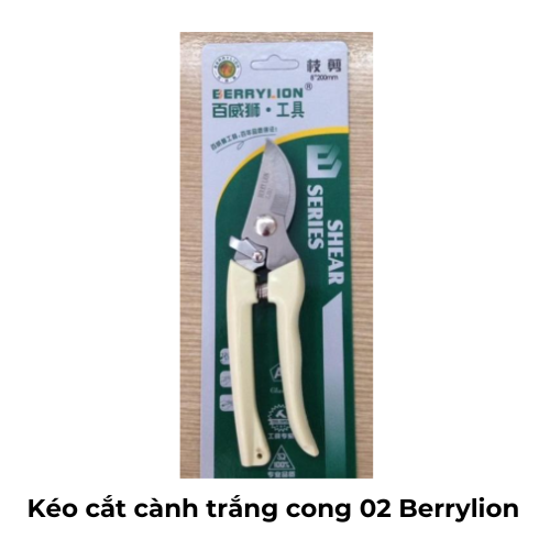 Kéo cắt cành trắng cong 02 Berrylion