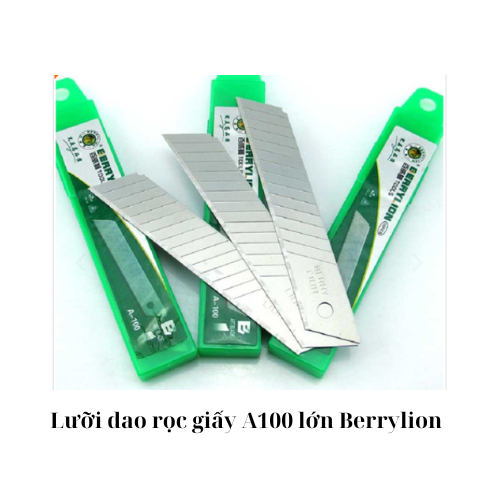 Lưỡi dao rọc giấy A100 lớn Berrylion