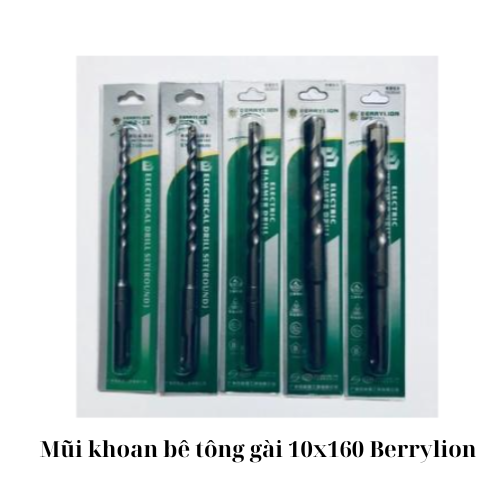 Mũi khoan bê tông gài 10x160 Berrylion