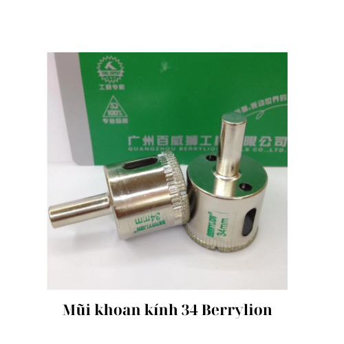 Mũi khoan kính 34 Berrylion