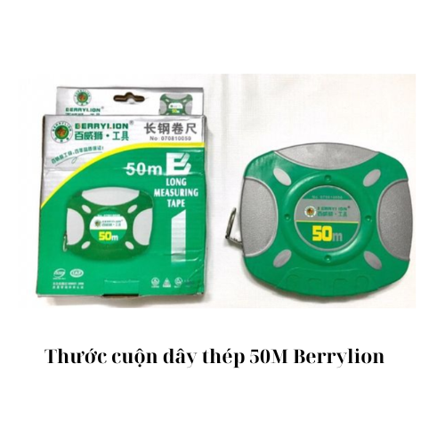 Thước cuộn dây thép 50M Berrylion