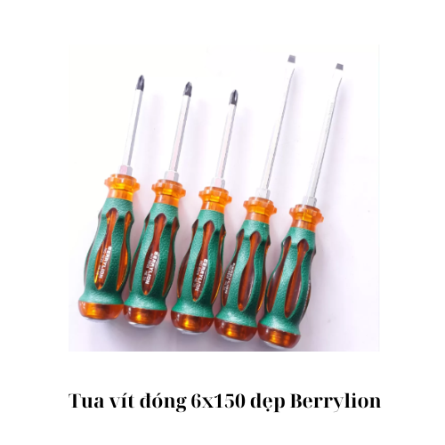 Tua vít đóng 6x150 dẹp Berrylion