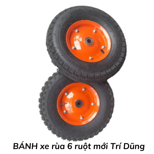 BÁNH xe rùa 6 ruột mới Trí Dũng