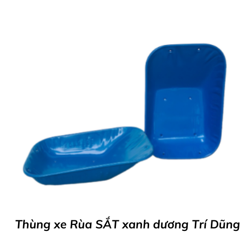 Thùng xe Rùa SẮT xanh dương Trí Dũng