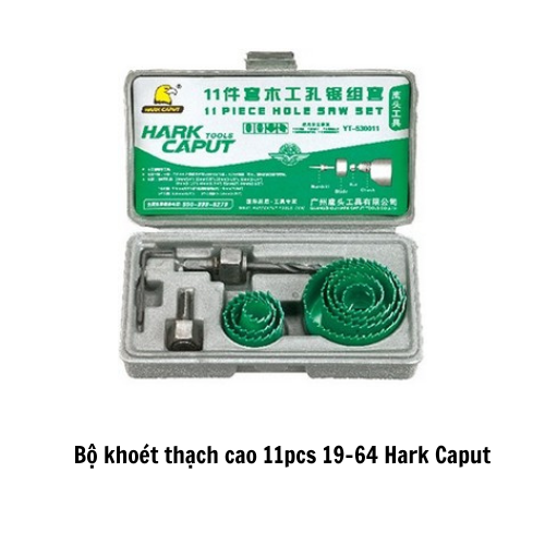 Bộ khoét thạch cao 11pcs 19-64 Hark Caput