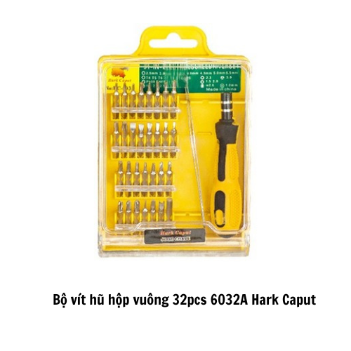 Bộ vít hũ hộp vuông 32pcs 6032A Hark Caput 