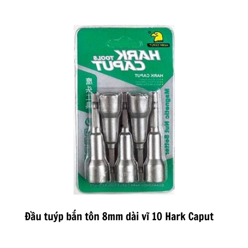 Đầu tuýp bắn tôn 8mm dài vĩ 10 Hark Caput