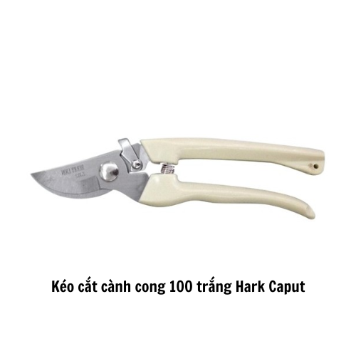 Kéo cắt cành cong 100 trắng Hark Caput