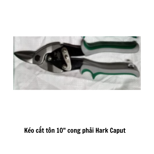 Kéo cắt tôn 10" cong phải Hark Caput