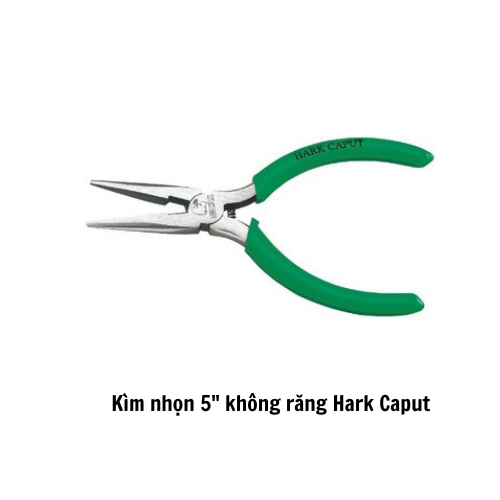 Kìm nhọn 5" không răng Hark Caput