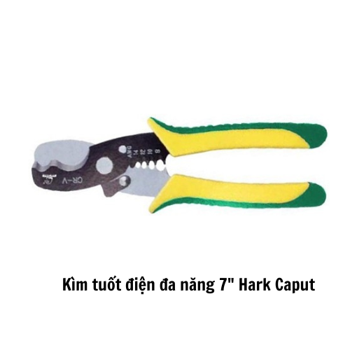 Kìm tuốt điện đa năng 7" Hark Caput