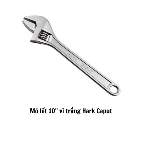 Mỏ lết 10" vỉ trắng Hark Caput