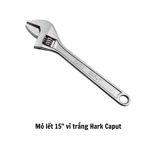 Mỏ lết 15" vỉ trắng Hark Caput