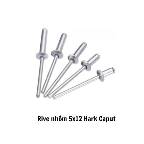 Rive nhôm 5x12 Hark Caput