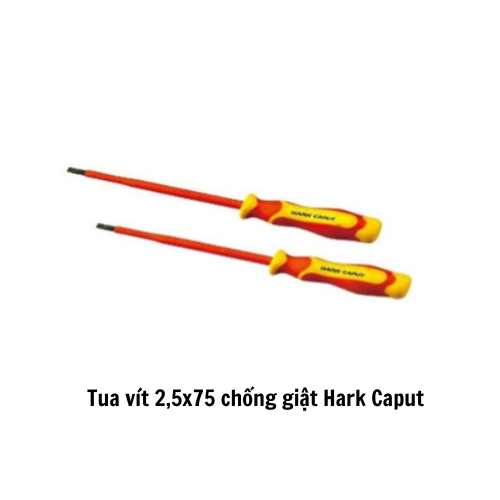 Tua vít 2,5x75 chống giật Hark Caput