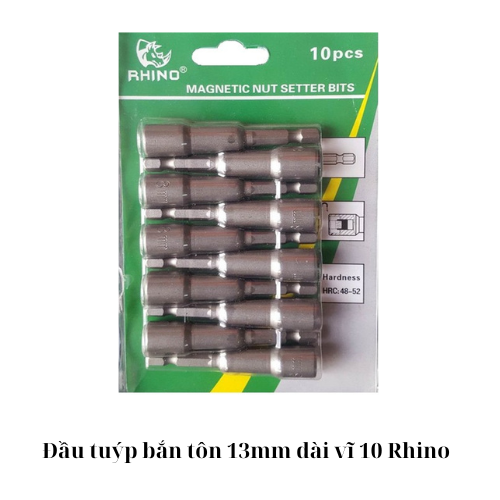 Đầu tuýp bắn tôn 13mm dài vĩ 10 Rhino