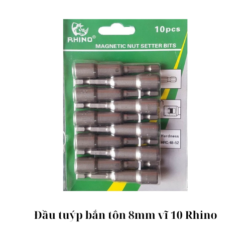 Đầu tuýp bắn tôn 8mm vĩ 10 Rhino