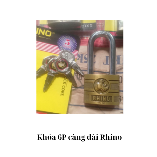 Khóa 6P càng dài Rhino