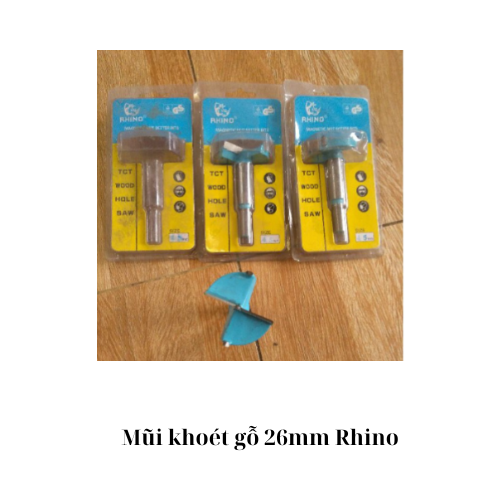 Mũi khoét gỗ 26mm Rhino