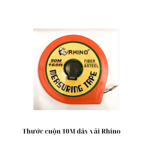 Thước cuộn 10M dây vải Rhino