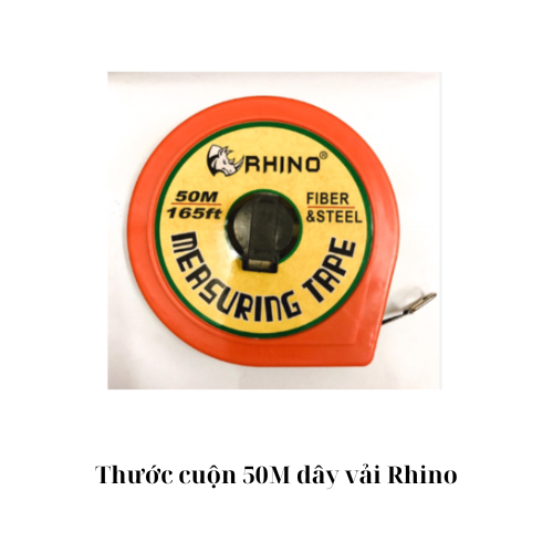 Thước cuộn 50M dây vải Rhino