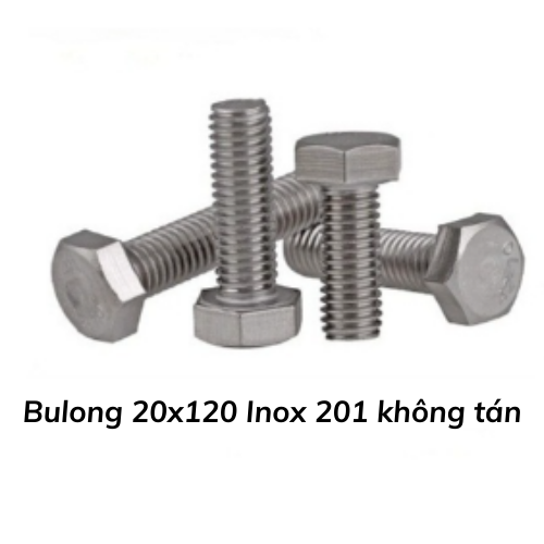 Bulong 20x120 Inox 201 không tán 