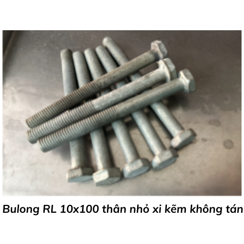 Bulong RL 10x100 thân nhỏ xi kẽm không tán