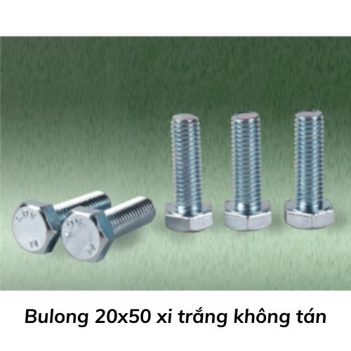 Bulong 20x50 xi trắng không tán