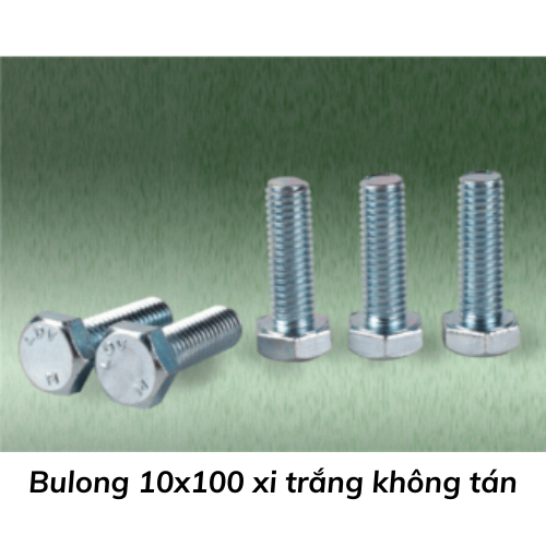 Bulong 10x100 xi trắng không tán