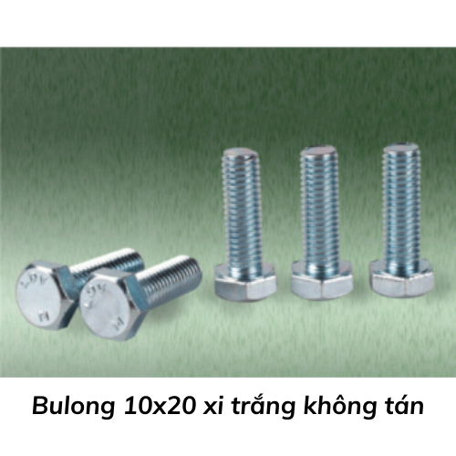 Bulong 10x20 xi trắng không tán