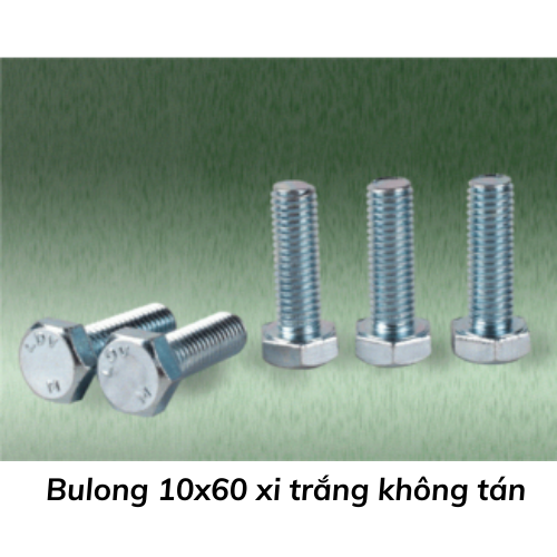 Bulong 10x60 xi trắng không tán