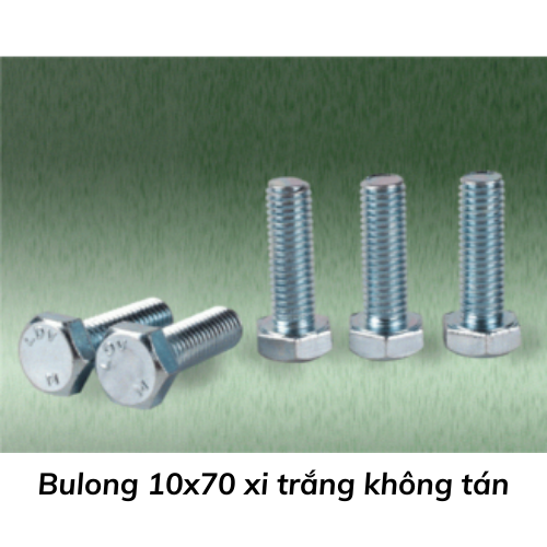 Bulong 10x70 xi trắng không tán