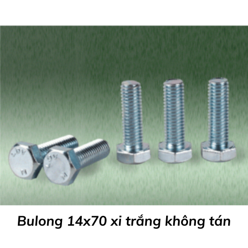 Bulong 14x70 xi trắng không tán