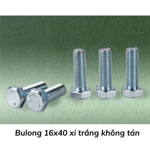 Bulong 16x40 xi trắng không tán