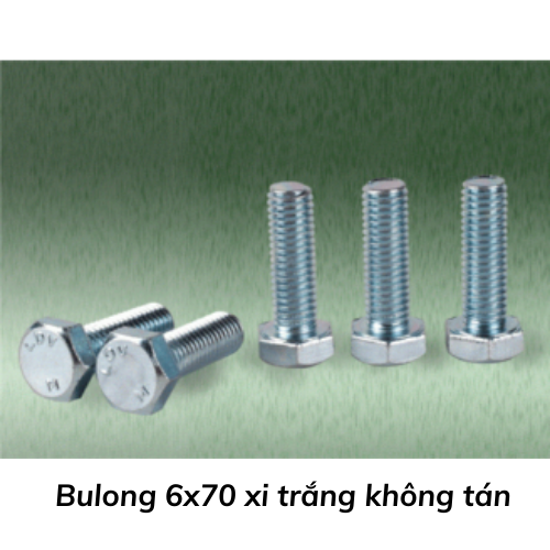 Bulong 6x70 xi trắng không tán