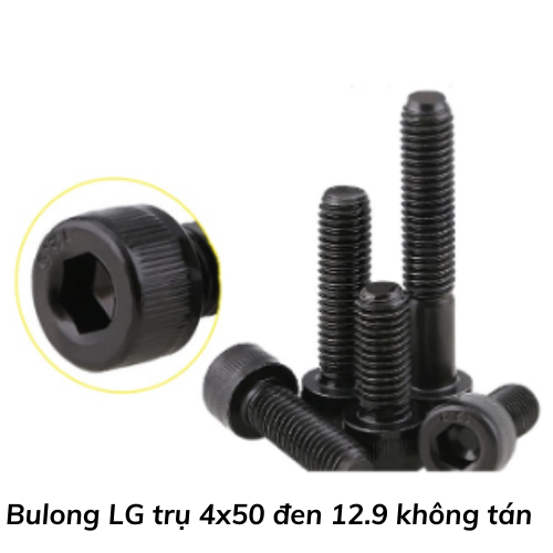 Bulong LG trụ 4x50 đen 12.9 không tán