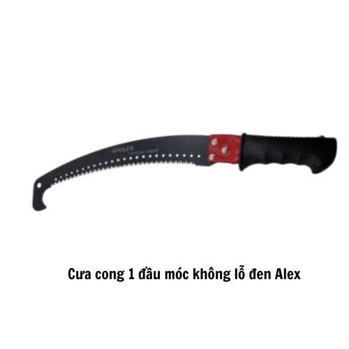 Cưa cong 1 đầu móc không lỗ đen Alex