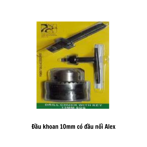 Đầu khoan 10mm có đầu nối Alex