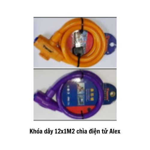 Khóa dây 12x1M2 chìa điện tử Alex