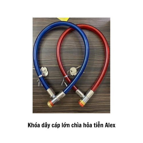 Khóa dây cáp lớn chìa hỏa tiễn Alex