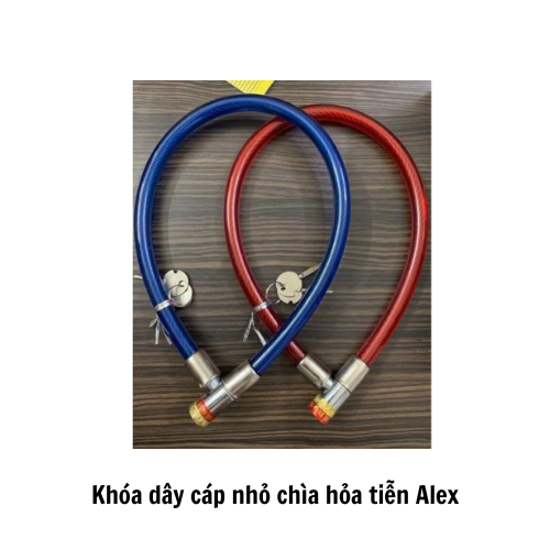 Khóa dây cáp nhỏ chìa hỏa tiễn Alex