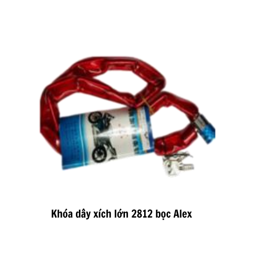 Khóa dây xích lớn 2812 bọc Alex