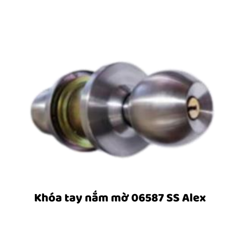 Khóa tay nắm mờ 06587 SS Alex