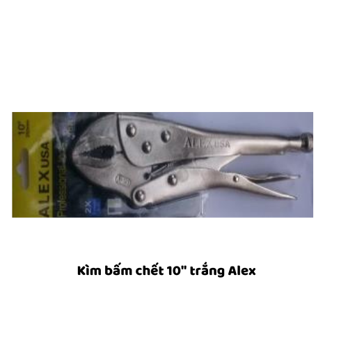 Kìm bấm chết 10" trắng Alex