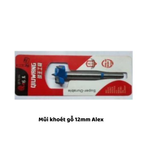 Mũi khoét gỗ 12mm Alex