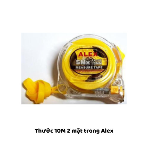 Thước 10M 2 mặt trong Alex