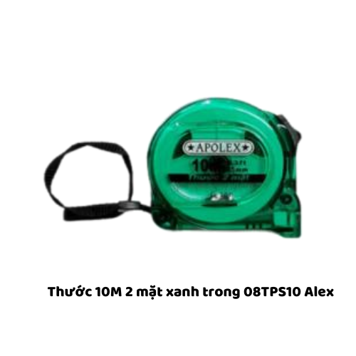 Thước 10M 2 mặt xanh trong 08TPS10 Alex