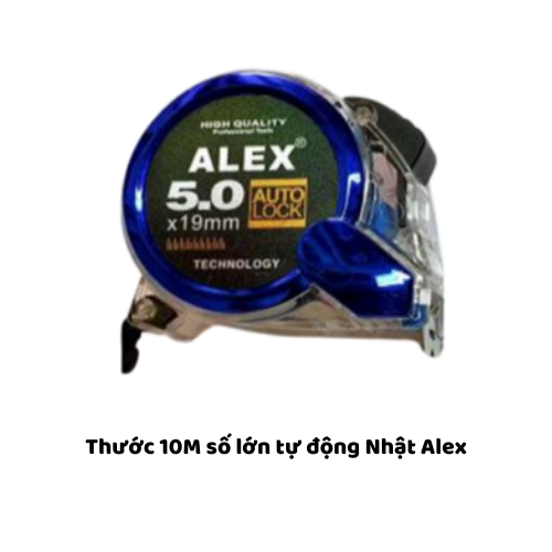 Thước 10M số lớn tự động Nhật Alex